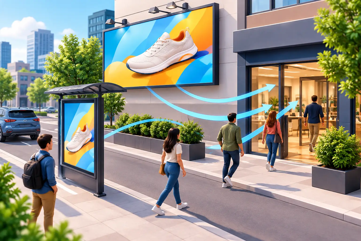 Pubblicità esterna: visibilità che porta clienti